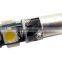 BA9S 5050 SMD 5 LED Canbus Warm White Interior Indicator Parking Light Bulbs