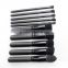 Hot sell facial cleaning makeup black cosmetic brush set with package wholesale