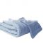 Classic Cable Knit Warm & Soft Certified Cashmere Blanket--Baby Blue