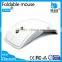 black desktop usb folding wireless mouse