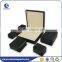 Hot Sale Custom Black Wood Pendant Box With Brown Bottom Cover