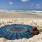 72" Blue Indian Tapestry Roundie Yoga Mat Beach Throw Bohemian Hippie Mandala Round Throw Beach Tapestry Beach Roundie Art