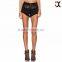 2015 black sexy fashion short frayed denim shorts women JXH424