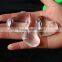 small natural rock clear crystal hearts shape quartz stone for gift