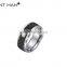 Black Carbon Fiber Ring 8mm Black Plating Tungsten Carbide Engagement Wedding Ring Band