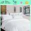 100% Cotton Home 3 cm Stripe Design Bed Sheet White Bedding Linen