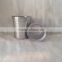 Popular threaded wine cup /double-wall insulated stainless steel water tumbler/saucer drinkware beer mug