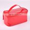 Shinny PVC red leather girl makeup bags cosmetic bag