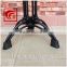 Cast iron legs, black paint, wrought iron dining tables, western restaurant table leg, Dining-room furniture