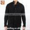 2016 Amercia winter men high neck cardigan coat with button & pocket heavy pattern black knit sweater made in china