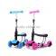 2015 popular kids scooter /children scooter with CE/mini child kids pedal 3 wheel lighted wheel kick scooter