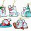 Newest happy new year decorative christmas tree sticker