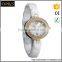 Japan movement luxury Women watch pearl numeral dial ceramic band