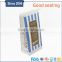 Shipping from China tin tie flat bottom kraft paper bags with window