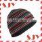 100% cotton custom striped wholesale adult knit hats