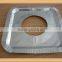 8 1/5" x 8 1/5" Square Takeaway Aluminum Foil Gas Protector