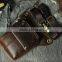 Best quality handmade mens bag genuine leather waist bag for sports