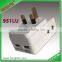 USB ADAPTOR SOCKET 13A MULTI SOCKET ADAPTOR WITH LIGHT AND 2 USB 2.4A