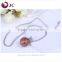 Women Murano Glass Perfume Bottle Charm Essential Oil Diffuser Jewellery Pendant Necklace