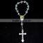 glass rosary beads catholic necklace in yiwu,free rosary bead necklace,glass crystal rosary bead necklace