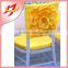 Satin decoration flower cheap wedding chair covers for sale