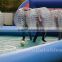 Large size inflatable soccer bubble field,Giant water football field for Bubble football games