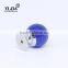 cheap blue color high quality round shape crystal handle