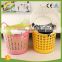 Hot Sell Basket57 Baby Available Plastic PE Round Colourful Storage Landury Basket