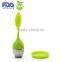 silicone TeaLeaf Tea Infuser - Food Grade Silicone - Stainless Steel Strainer - Best for Medium to Large Loose Leaf or Gift