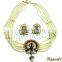 Natural Pearl Necklace Sets, Bridal Necklace Sets, Diamond Jewelry