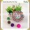 Hand-woven cotton rope cotton rope braided cotton rope pet donut ring