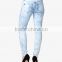 High quality Cloud Wash women Skinny Jeans (LOTX250)