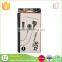 Chinese factory embossed recyclable art paper headphone paper box with logo