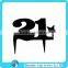 18 Eighteen Number Monogram Acrylic Cake Topper, Anniversary Birthday Party Cake Topper