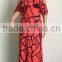 Bonvatt Sexy Irregular Digital Print Dress Print Long Skirt Bandage Dress