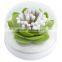 Lotus Design Toothpick Container Portable Plastic Cute Toothpick Holder