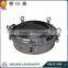 Sanitary Stainless Steel circular tank manhole,square Pressure Manhole Cover