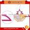 high quality star design kids flocking clothes hanger