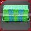 New kitchen storage tool green & blue plastic wicker woven utensil holder
