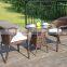 Rattan Coffee Table and Chair, Garden Table and Chair