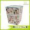 Novelty Colorful Plastic PP Decorative Household Waste Bin