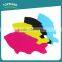 Toprank Hot Sale Kitchenware 1.8mm Thickness Colorful Durable Non-slip Fish Shape Cutting Board Mat Set PP Chopping Board