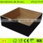 outside black painted wood serving tray