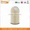 Fashionable metal waste bin with push cover