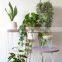 Wedding decorating party fancy design mini metal wire powder coating flower pot stand