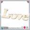 Wooden Decoration Letters Word - LOVE - Plain Craft Decorate Wood - 23cm - GIFT