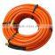 3/4" 23mm*19mm 50ft High Quality Polyester Fiber Braided Reinforced orange Pvc tube made in china low price abrasion resistance