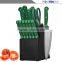 stainless steel kitchen knives set