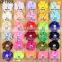 Colorful handmade rhinestone kids chiffon hair flower