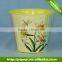 2016 cheap tin metal flower planter pot garden deco CW05M168